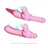 Magic Stick - vibrador com cabeças intercambiáveis (rosa)
