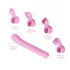 Magic Stick - vibrador com cabeças intercambiáveis (rosa)