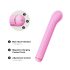 Magic Stick - Vibrador com Pontas Intercambiáveis (Rosa)
