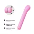 Magic Stick - vibrador com cabeças intercambiáveis (rosa)