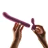 Magic Stick - vibrador com cabeças intercambiáveis (rosa)