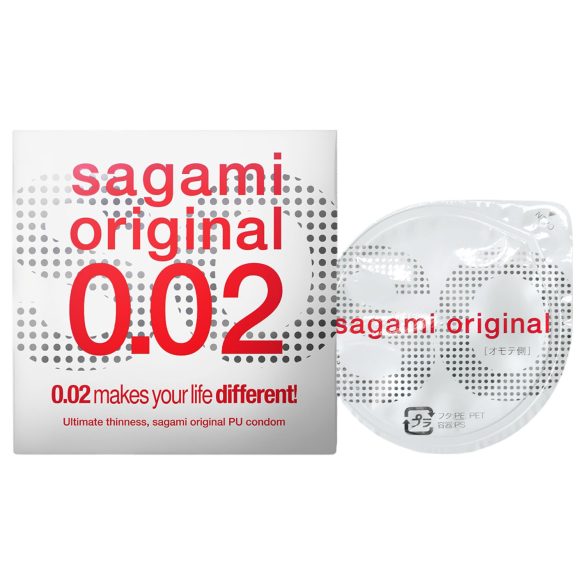 Sagami Original 0,02 - preservativo 55mm - unidade