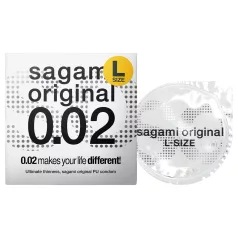   Sagami Original 0,02 L - preservativo extra fino - 58mm - 1 unidade