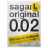 Sagami Original 0.02 L - preservativo ultrafino - 58mm - caixa com 3