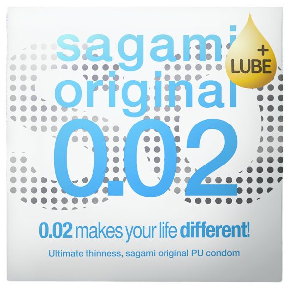 Sagami Original 0,02 - preservativo extra lubrificado - 55mm (1un)