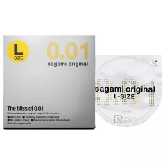   Sagami Original 0,01 L - preservativo ultrafino - 58mm - 1 unidade