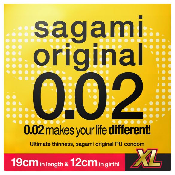 Sagami Original 0,02 XL - preservativo - 61mm (1un)