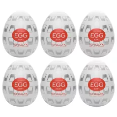   TENGA Egg Boxy - masturbador masculino em formato de ovo - kit com 6 unidades