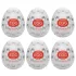 TENGA Egg Boxy - masturbador masculino em formato de ovo - kit com 6 unidades