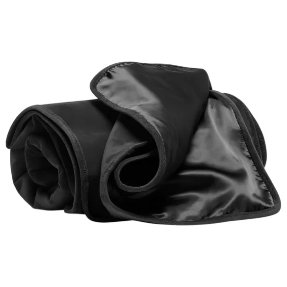 Liberator Fascinator Throw - manta erótica impermeável - microfibra preta