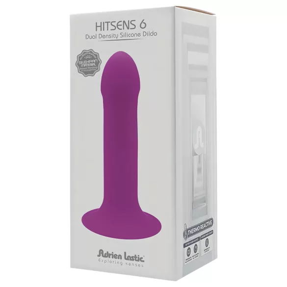 Adrien Lastic Hitsens 6 - Dildo termo reativo (roxo)