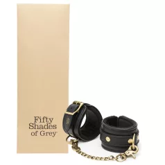 Fifty Shades of Grey - Algema de pulso - couro preto