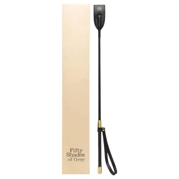 Fifty Shades of Grey - chicote erótico Bound to You - couro preto