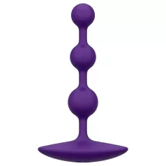 ROMP Amp - plug anal texturizado com esferas - silicone roxo