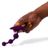 ROMP Amp - plug anal texturizado com esferas - silicone roxo