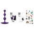 ROMP Amp - dildo anal c/ esferas (roxo)