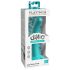 Dillio Curious Five - Dildo de Silicone (15cm) - Turquesa