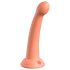 Dillio Segredo Explorador - Dildo Cabeçudo (17cm) - Laranja