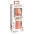 Dillio Grande Herói - Dildo Silicone com Ventosa (17cm) - Laranja