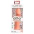 Dillio Grande Herói - Dildo Silicone com Ventosa (17cm) - Laranja