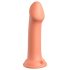 Dillio Grande Herói - Dildo Silicone com Ventosa (17cm) - Laranja