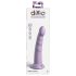Dillio Slim Seven - Dildo com ventosa estimulante (20cm) - roxo