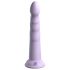 Dillio Slim Seven - Dildo com ventosa estimulante (20cm) - roxo