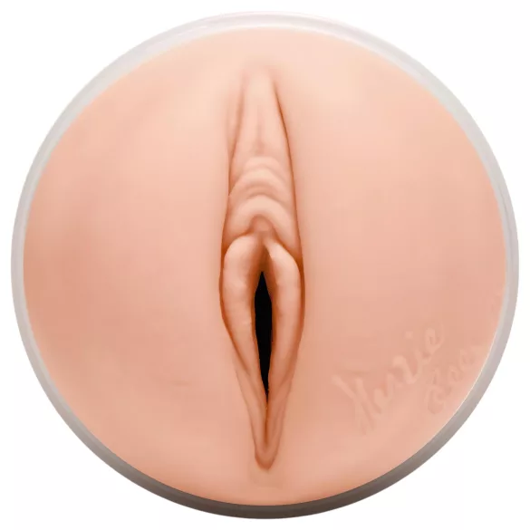 Fleshlight Kenzie Reeves Creampuff - vagina artificial realista (cor natural)