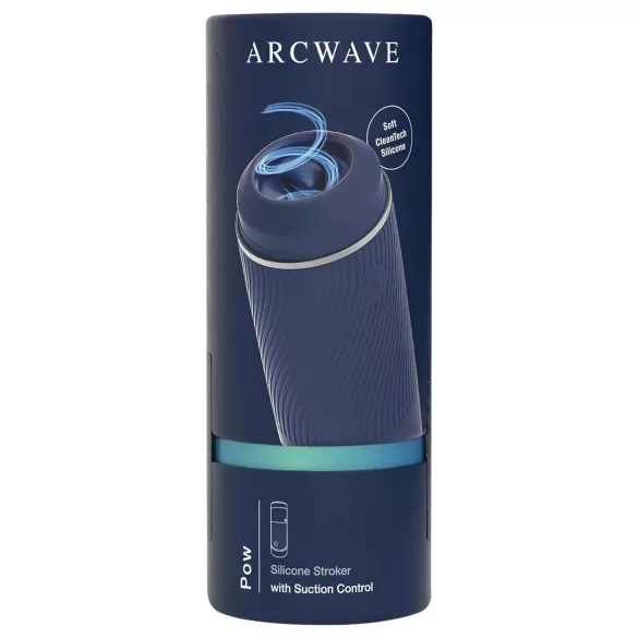 Arcwave Pow - masturbador manual com sucção - azul