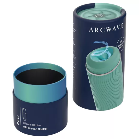 Arcwave Pow - masturbador masculino manual com sucção - verde