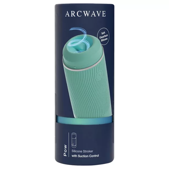Arcwave Pow - masturbador masculino manual com sucção - verde