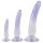 Dildos Crystal Blue: Conjunto de 3 Treinadores Anais