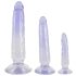 Dildos Crystal Blue: Conjunto de 3 Treinadores Anais