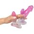 Treinadores Anais de Cristal - Kit 3 Peças (Transparente-Rosa)