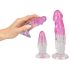 Treinadores Anais de Cristal - Kit 3 Peças (Transparente-Rosa)