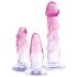 Treinadores Anais de Cristal - Kit 3 Peças (Transparente-Rosa)