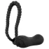 Black Velvets - cinta peniana com dildo - ajustável - silicone preto
