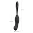 Black Velvets - cinta peniana com dildo - ajustável - silicone preto