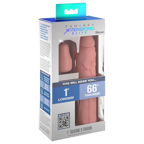 X-TENSION Elite 1 - Capa Natural Ajustável para Pênis