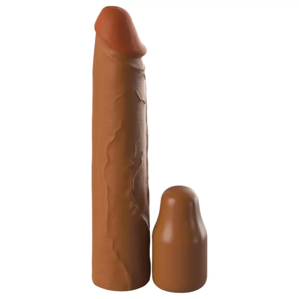 X-TENSION Elite 2 - capa peniana ajustável - silicone - marrom