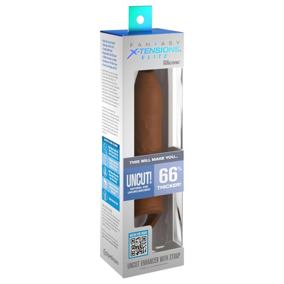 X-TENSION Elite - Extensor Peniano Aberto (Tom Natural Escuro)