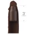 X-TENSION Elite 3 - Extensor Peniano com Anel (marrom)
