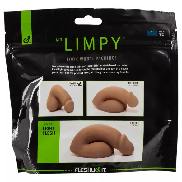 Mr. Limpy - dildo realista pequeno - cor natural