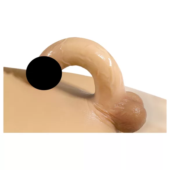 You2Toys - prótese peniana realista - silicone - cor natural