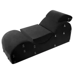   Liberator Black Label Esse - poltrona tântrica modular de 3 peças (preta)