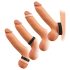 Conjunto You2Toys 4em1 - Anéis para Pênis e Escroto (bege-preto)