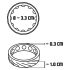 Conjunto You2Toys 4em1 - Anéis para Pênis e Escroto (bege-preto)
