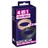 Conjunto You2Toys 4em1 - Anéis para Pênis e Escroto (bege-preto)