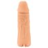 Capa Peniana Nature Skin - 18cm com Orifício Realista