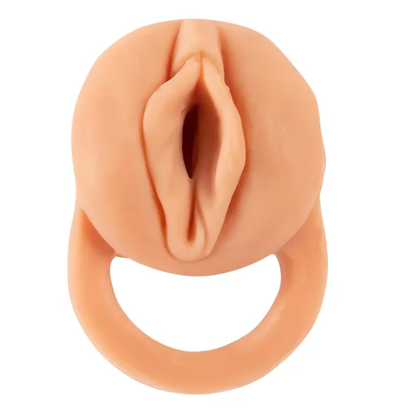 Nature Skin - capa peniana e masturbador vagina - 18cm - cor natural